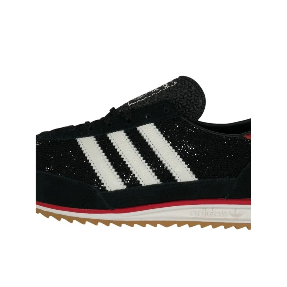 Adidas Women's SL‎ 72 OG IH9204 Black White Red Size 11 Retro Running Sneaker